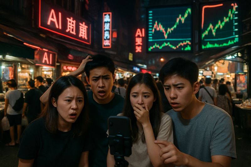 Asia's AI Stock Frenzy Has Dot-Com Bubble Energy — And YouTube's Finance Creators Are Screaming Into the Void About It thumbnail