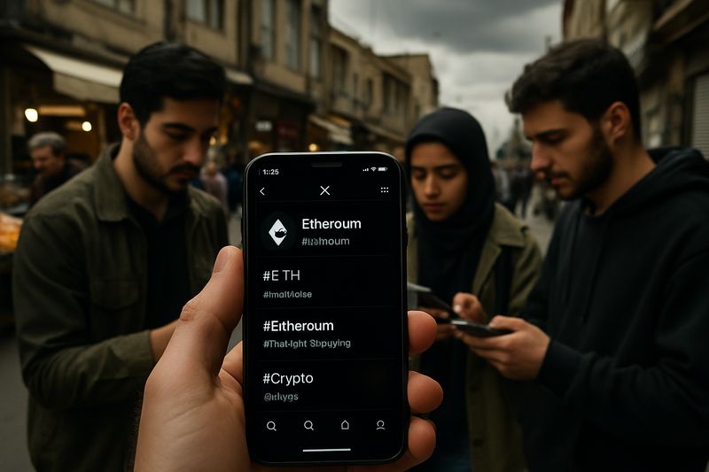Ethereum Sentiment Explodes on X as Iran War Fuels Crypto Safe-Haven Bets thumbnail