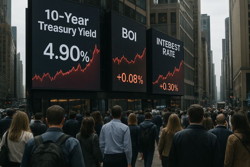 Fed Rate Hike 90% Priced In as 10-Year Yield Nears 5% thumbnail