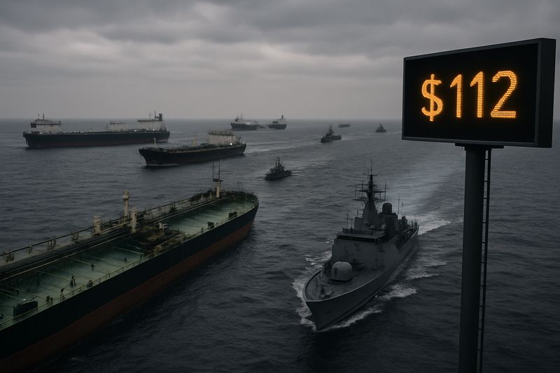 Hormuz Is Basically Closed and Oil Just Hit $112 — Here's What the Internet Is Screaming