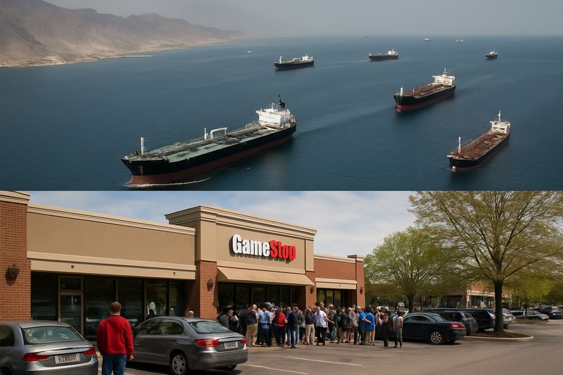 Hormuz Is Closed, Oil Is Spiking, and GameStop Just Bid $56B for eBay — Yes, This Is the Timeline We Live In thumbnail