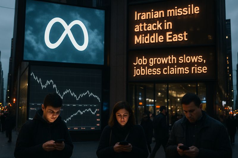 Iran Missiles, Meta Cloud, and a Jobs Report Walk Into a Bar — Markets Are Having a Moment thumbnail