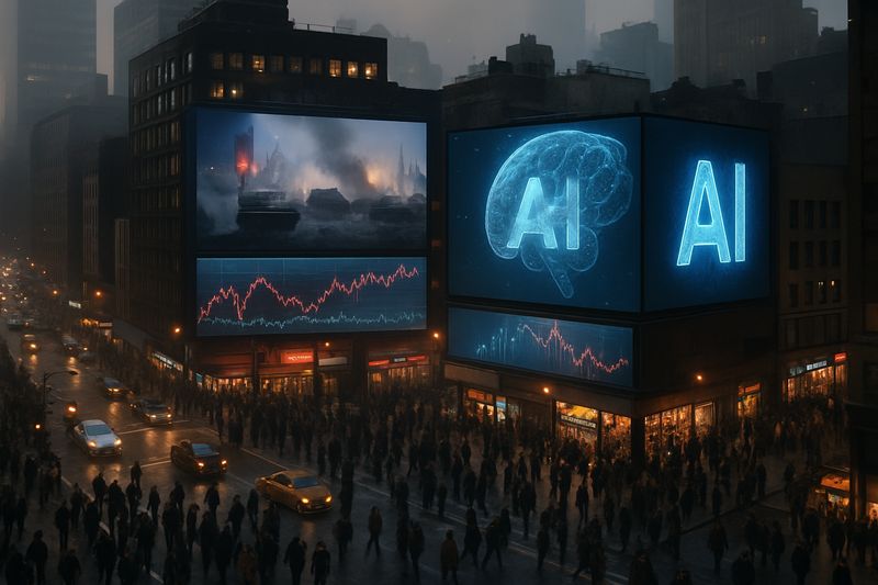 The Market Nobody Can Read: War, AI Mania, and One Warning Sign