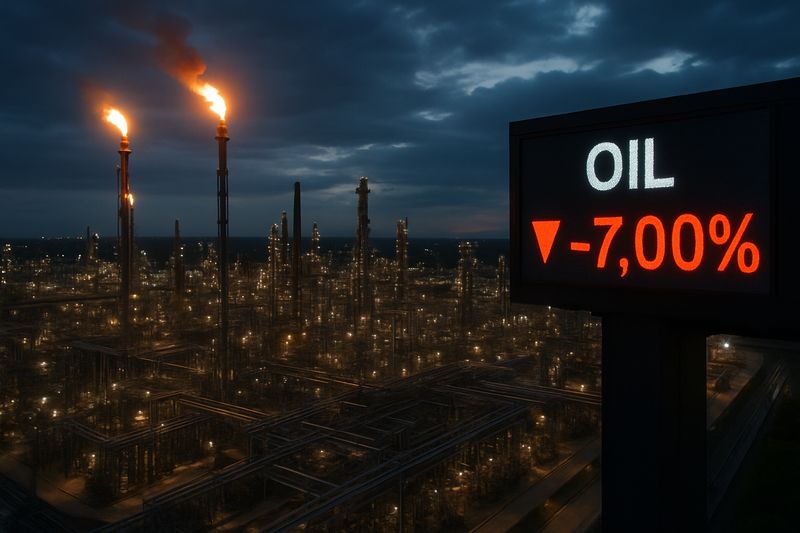 Oil Craters 7%, S&P Erases War Losses — The Market Is Betting on a Deal It Doesn't Have Yet thumbnail
