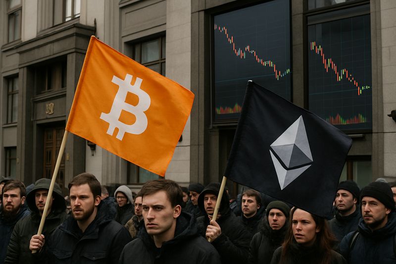 Russia's Crypto Crackdown: BTC and ETH Win Either Way thumbnail