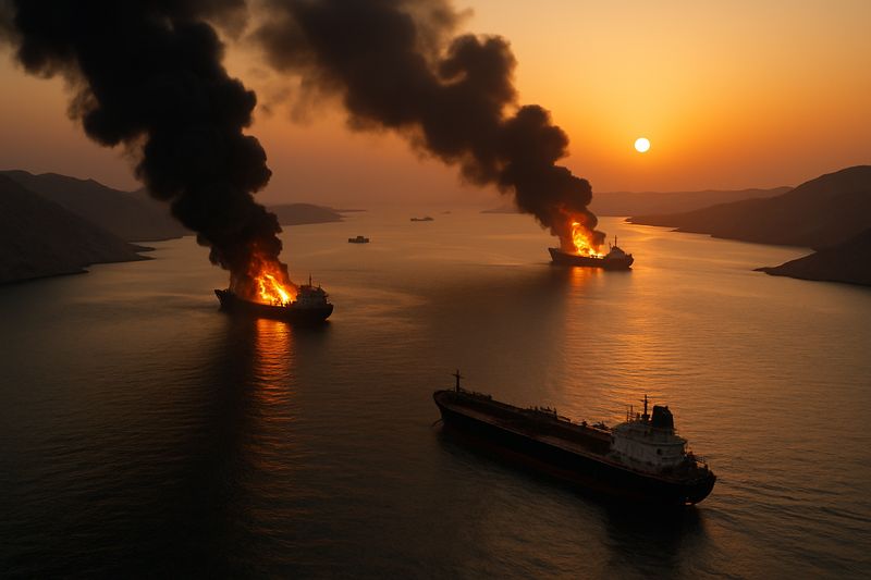 The Strait of Hormuz Is On Fire and Wall Street Is Flying Blind thumbnail