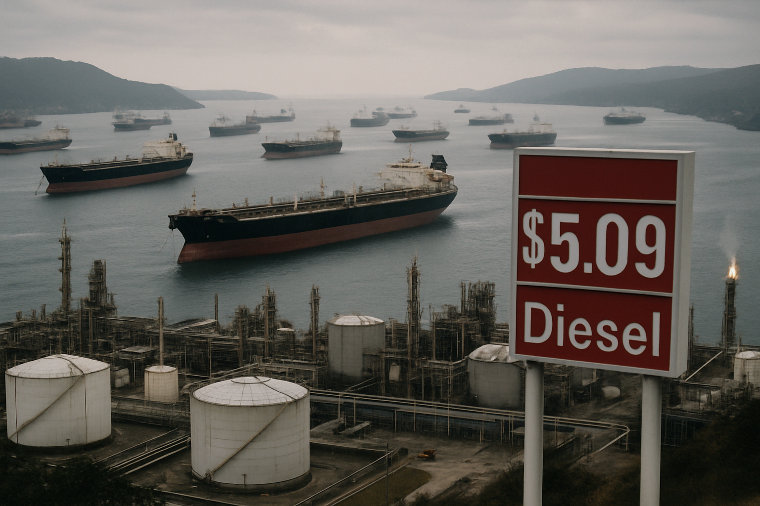 War, $5 Diesel, and a Strait Nobody Can Open: Markets Are Screaming Risk-Off thumbnail